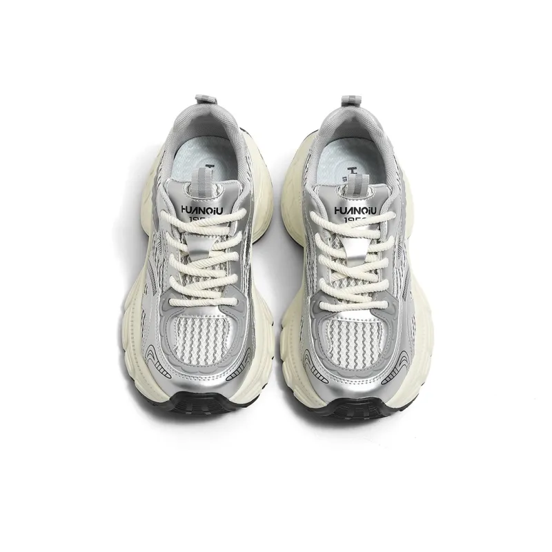HUANQIU Breathable Support Height Increasing Chunky Sneakers Women's-16