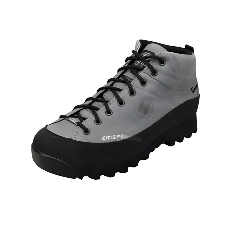 CRISPI Monaco GTX Slip Resistant Water Resistant High Top Trekking Shoes Unisex Gray-1
