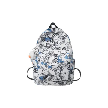 Huangmu Nylon Backpack Unisex Multicolor