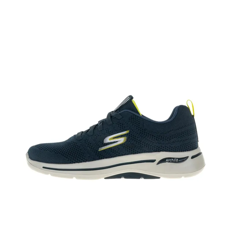 Skechers Go Walk Arch Fit Wear-resistant And Lightweight Low-Top Casual Shoes Men's Navy-0
