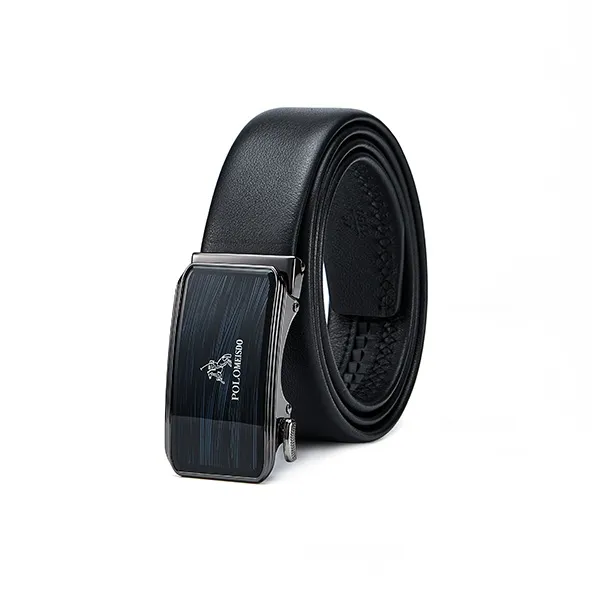 POLOMEISDO Top Grain Cow Leather, Husband Practical Belt Pants Men's 3.5cm-0