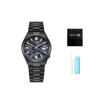 CITIZEN Mechanical Movement Stainless Steel Strap Watch Men's Watch Gray Dial
