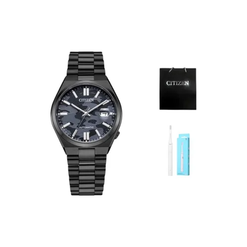 CITIZEN Mechanical Movement Stainless Steel Strap Watch Men's Watch Gray Dial