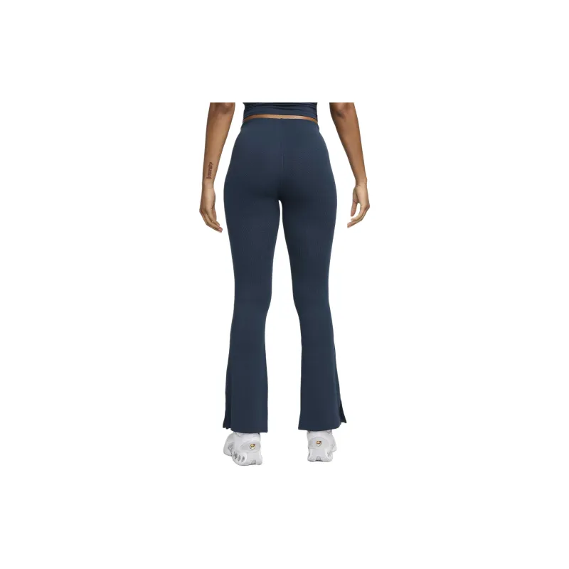 Nike Sportswear Chill Knit Women's Tight Mini-Rib Flared Leggings-1