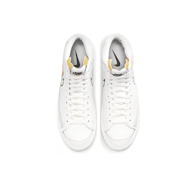 Nike Blazer Mid 77 Multi Swoosh White-3