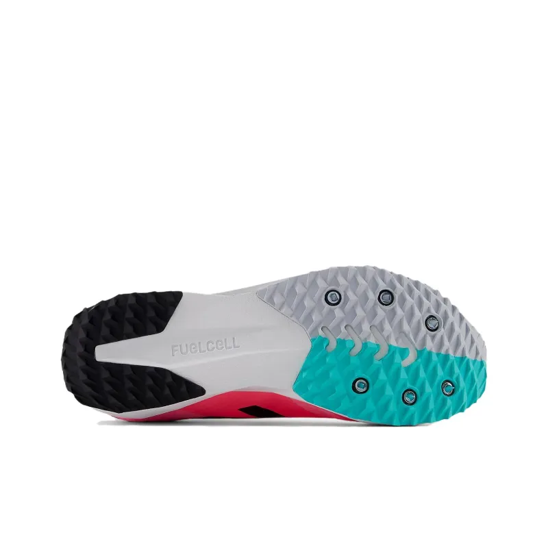 New Balance FuelCell XC7 V5 Ultra Pink Black Silver Metallic Women's-4