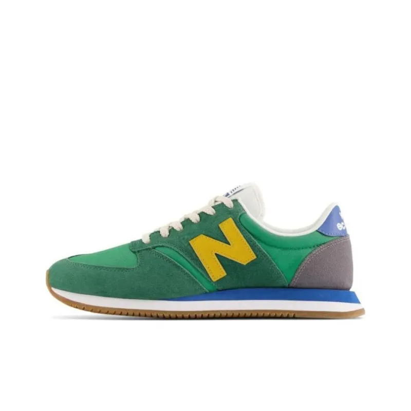 New Balance NB 420 Anti-Slip And Wear-Resistant Lightweight Low-Top Running Shoes Men's Green Yellow-0