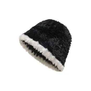 FREE RABBITⅡ Plush Yarn Bucket Hats Women's