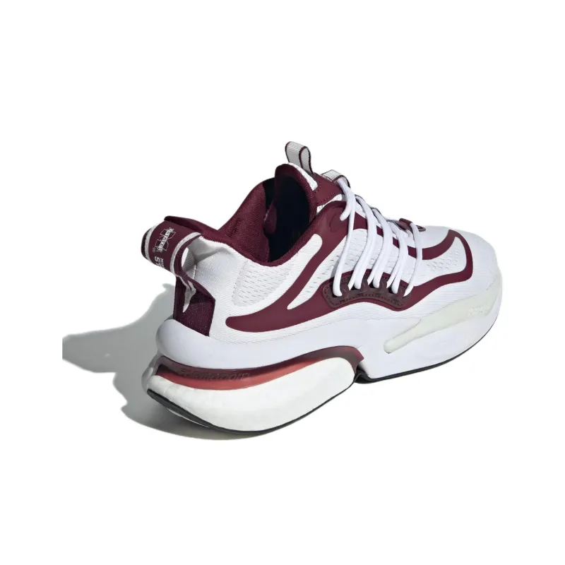 Adidas Mississippi State Alphaboost V1 Cloud White Team Maroon Cool Grey-2