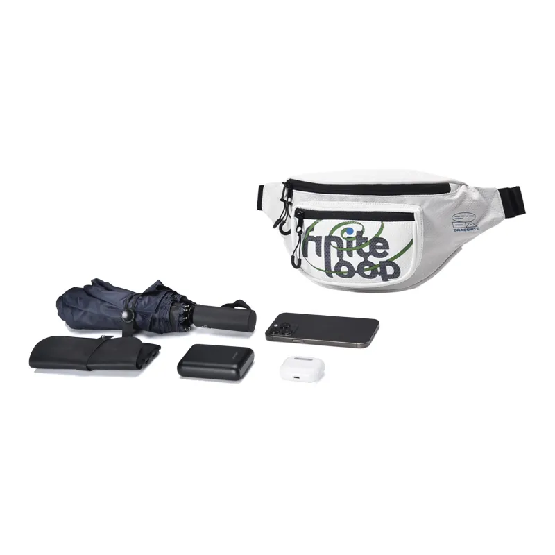 FINITE LOOP Fanny Packs White-4