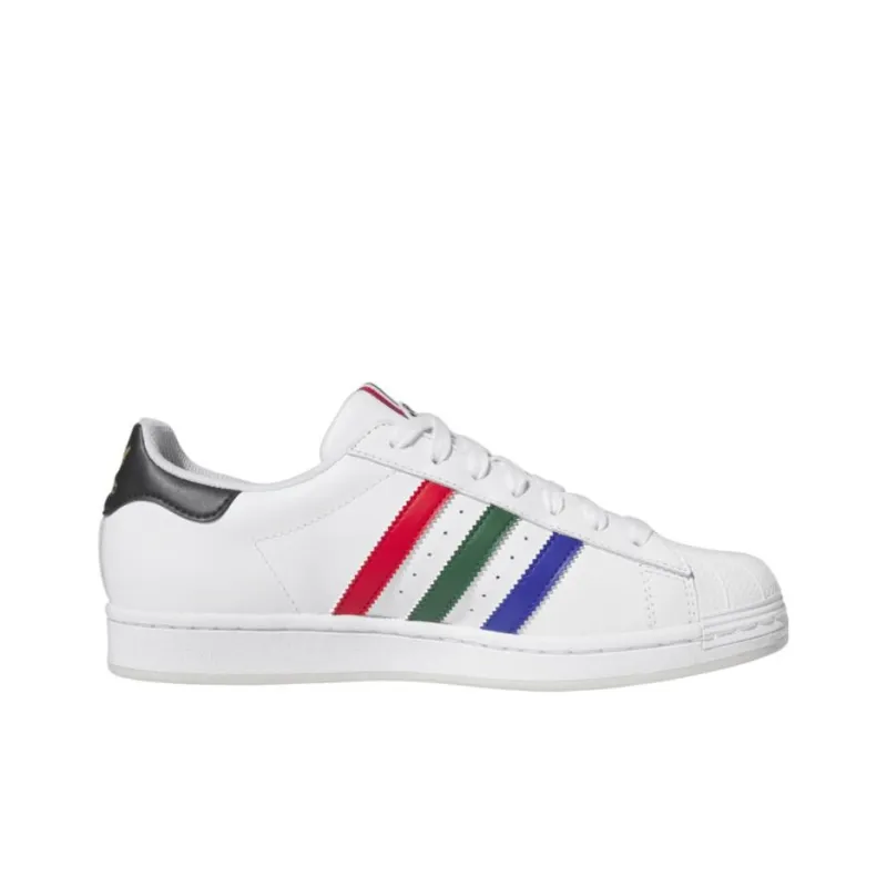Superstar Adidas Originals 'White Lucid Blue Scarlet Green'-1