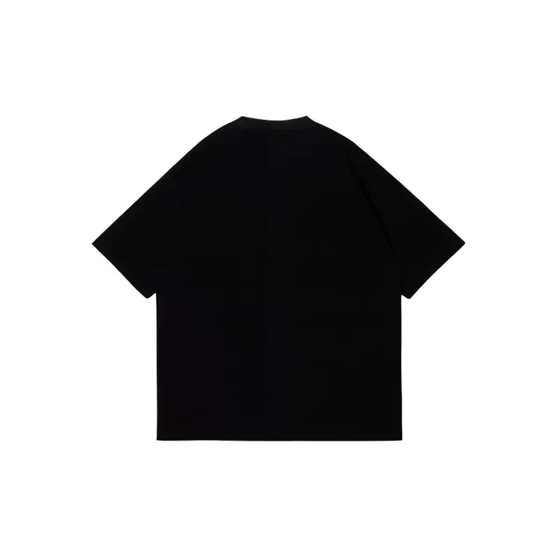 0-CROWORLD T-Shirts Men Black-1