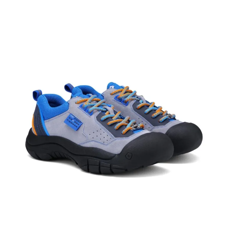 STUCKB Stabbi Slip Resistant Low Top Hiking/Trekking Shoes Unisex Caribbean Sea-1