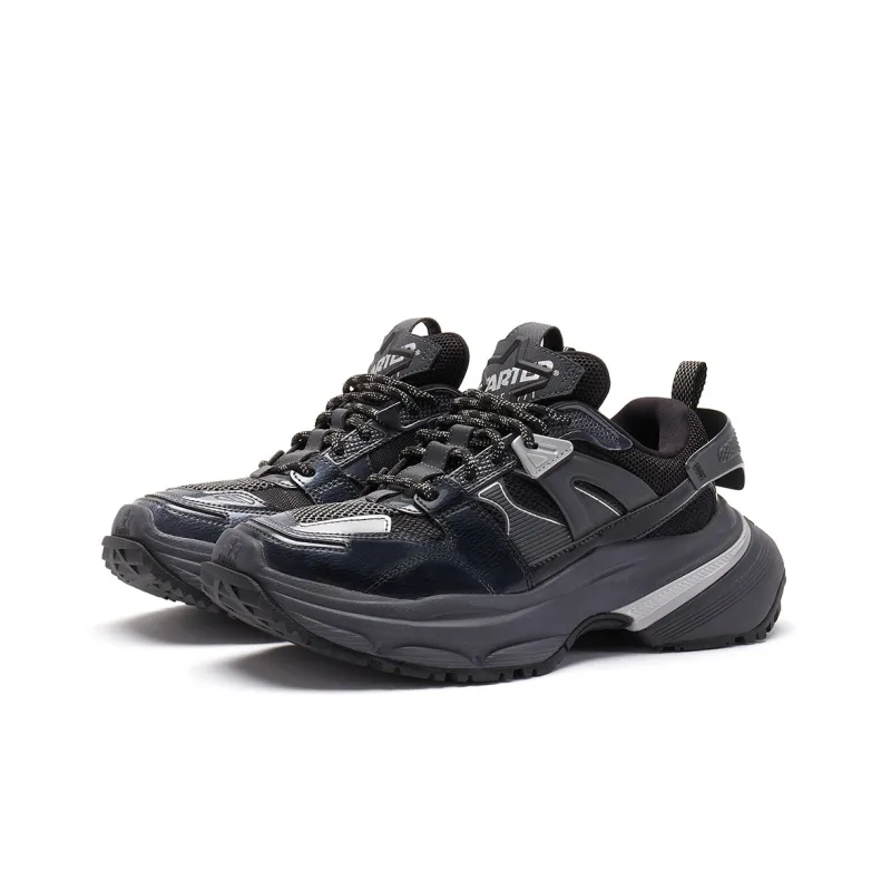 STARTER Dirty Chunky Sneakers Low Top Chunky Sneakers Men's Black-2