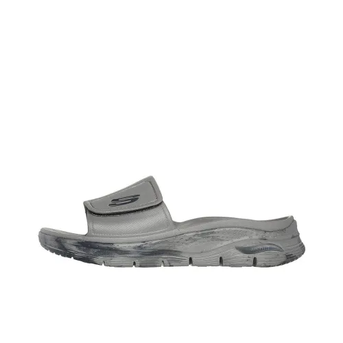 Skechers Arch Fit Slide Slippers Men Gray