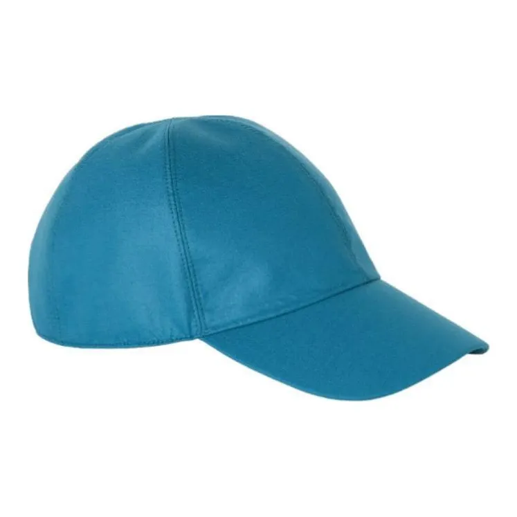 Loro Piana Virgin Wool Elastane Silk Baseball Caps Men's Blue-1