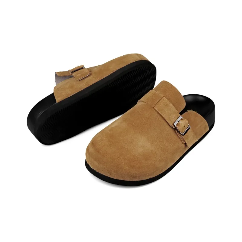 XIE SHE Abrasion Resistant Slip Resistant Wrap toe Slippers Unisex-40