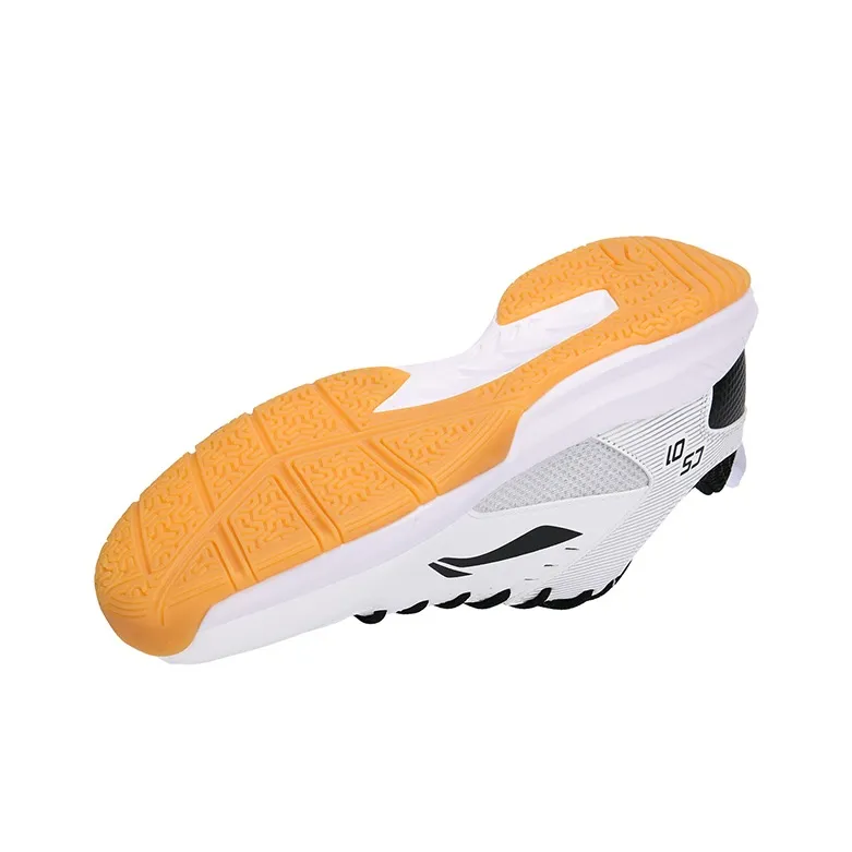 LiNing Feather Cushioning, Slip Resistant, Abrasion Resistant, Breathable Low Top Badminton Shoes Unisex White Black-8