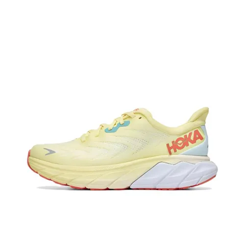 HOKA ONE ONE Arahi 6 Running Shoes Unisex Low-Top Corn Yellow