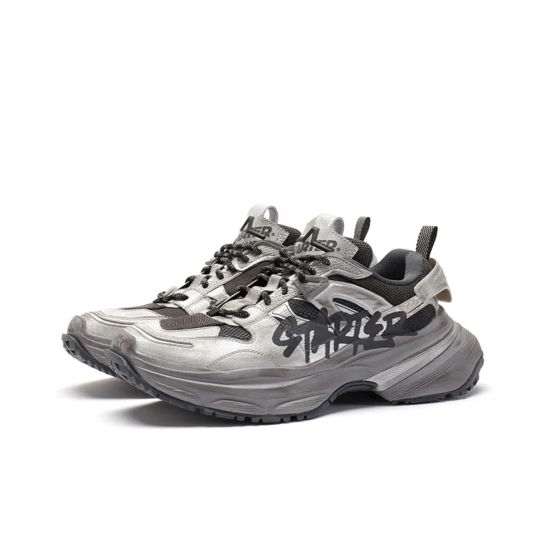 STARTER Remix 2K Coverage Low Top Chunky Sneakers Unisex Gray-2