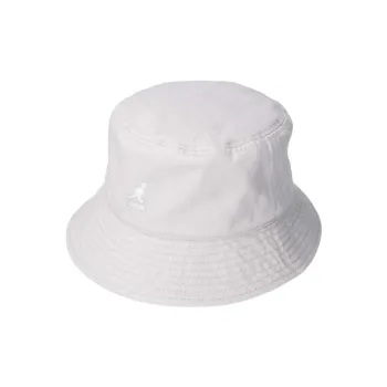KANGOL Cotton Bucket Hats Unisex Light Gray