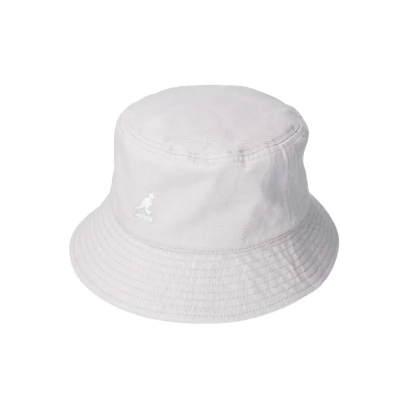 KANGOL Cotton Bucket Hats Unisex Light Gray-0