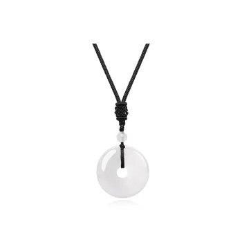 IWE Zheng Baifu Chalcedony Jade Necklaces Unisex