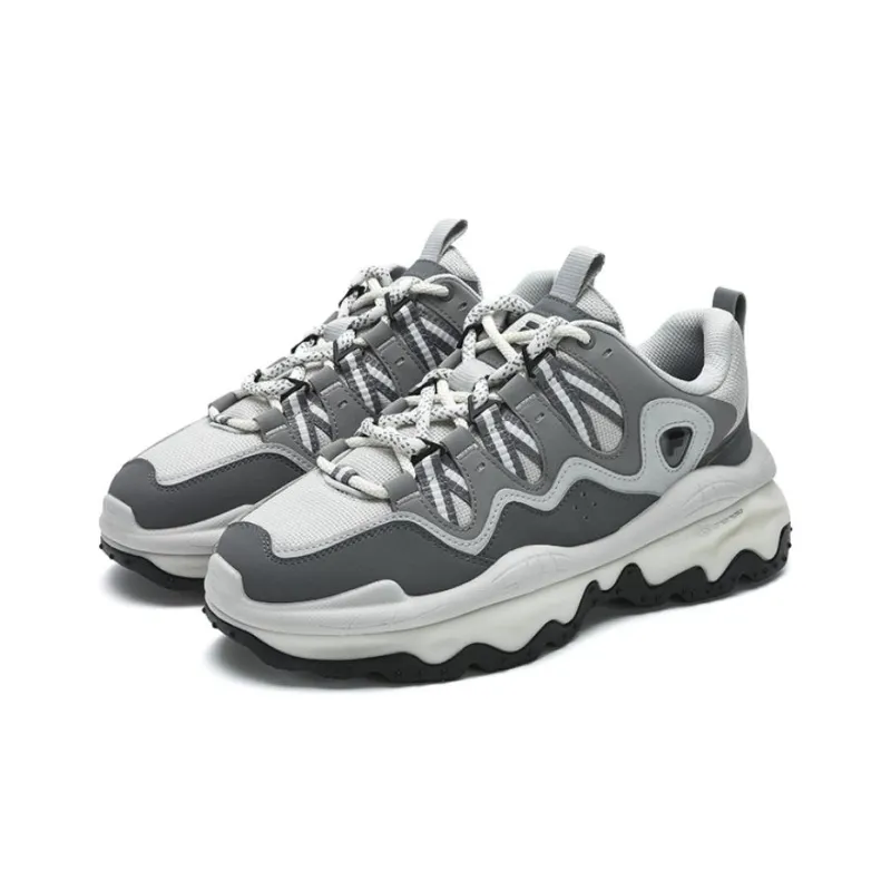 FILA FUSION QD 96 DX Anti Slip Wear Resistant Low Top Casual Shoes Men's Dark Gray-1