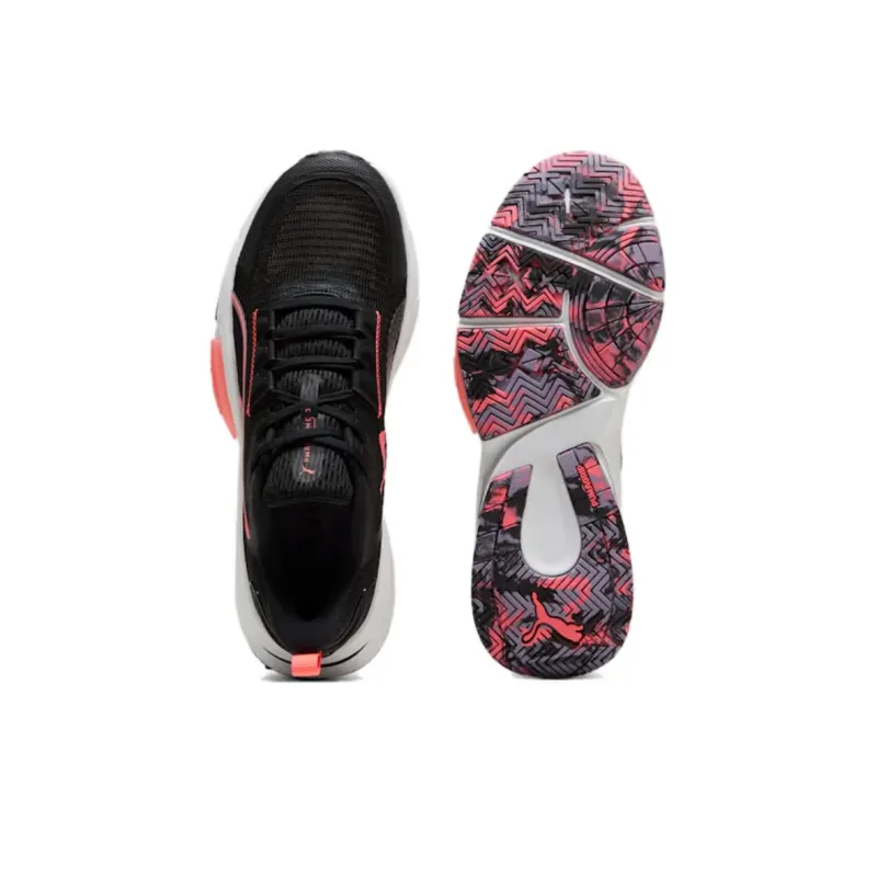 PUMA PWRFrame TR 3 Anti Slip Wear Resistant Low Top Training Shoes Women's Black Pink-3