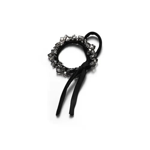 CAROMAY Hair Ties Women's Gray/Burgundy