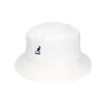 KANGOL Cotton Bucket Hats Unisex White