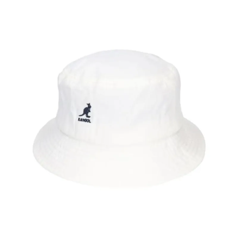 KANGOL Cotton Bucket Hats Unisex White-0