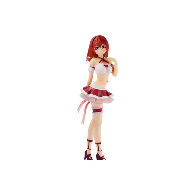 BANPRESTO Glass Factory Ichiban Kuji Rent-A-Girlfriend Satisfaction Level 4 Summer And Love B-Grade Scale Figures 17cm-3