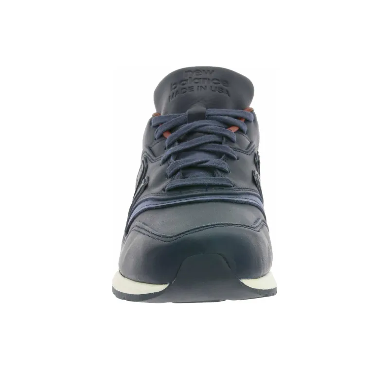 Horween Leather x New Balance NB 997 Cushioning Wear-Resistant Low-Top Running Shoes Unisex Blue-3