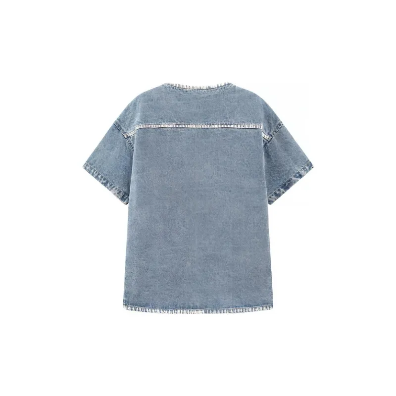 CHUU Denim Jacket Women's Denim Blue-1