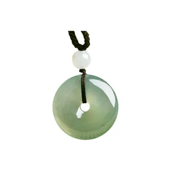 Click Glutinous Jade Jadeite Necklaces Unisex
