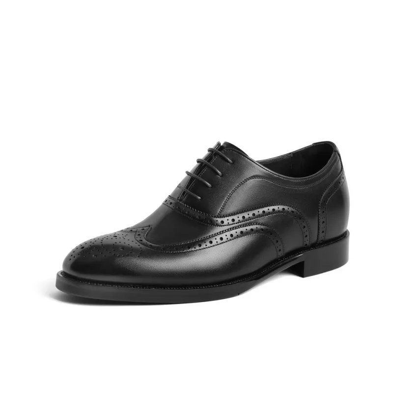 BELLE Dress Shoes Men Low Top Black-1