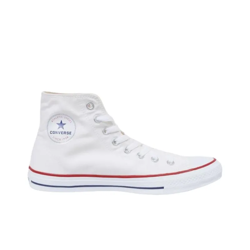 Converse Nextar Abrasion Resistant Breathable Coverage High Top Canvas Shoes Men's White-1