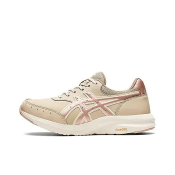 Asics Life Walker Cushioning Wear Resistant Low Top Casual Shoes Women's Brown White