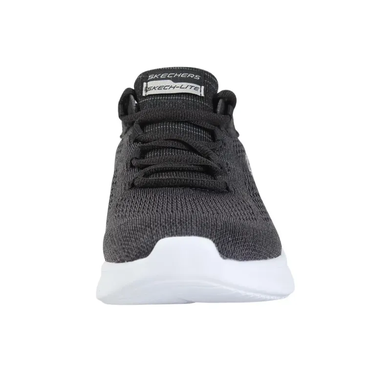 Skechers Slip Ins Slip Ins Technology Cushioning Wear Resistant Low Top Casual Shoes Women's Black White-4