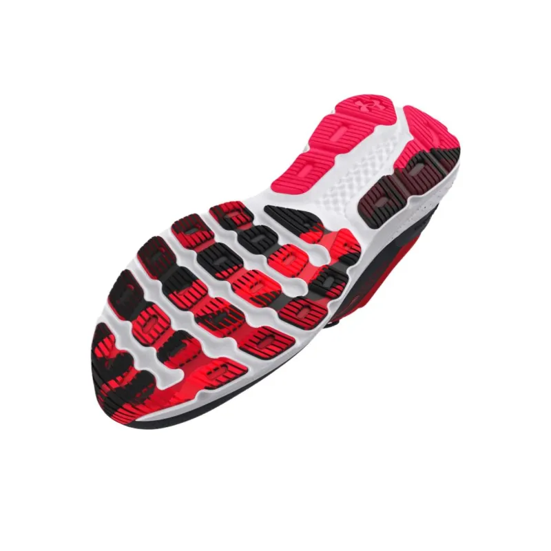 Under Armour Charged Escape 4 Knit Running Sneakers 'Black Red'-4