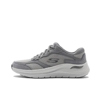 Skechers ARCH FIT 2.0 Wear Resistant Low Top Casual Running Shoes Men's Gray
