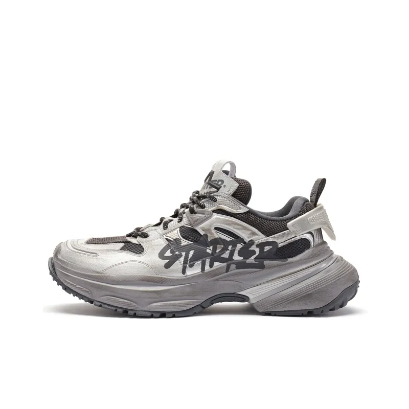 STARTER Remix 2K Coverage Low Top Chunky Sneakers Unisex Gray-0