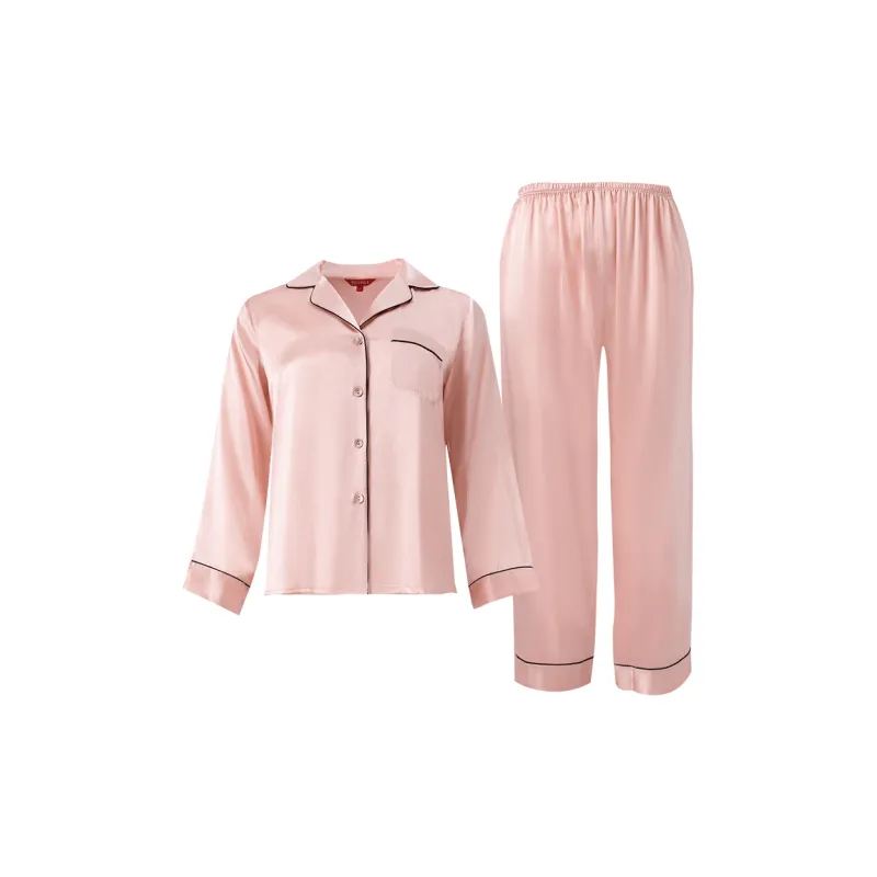 Silk Boundary Pajama Set Women's-7