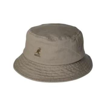 KANGOL Cotton Bucket Hats Unisex Smoke Gray
