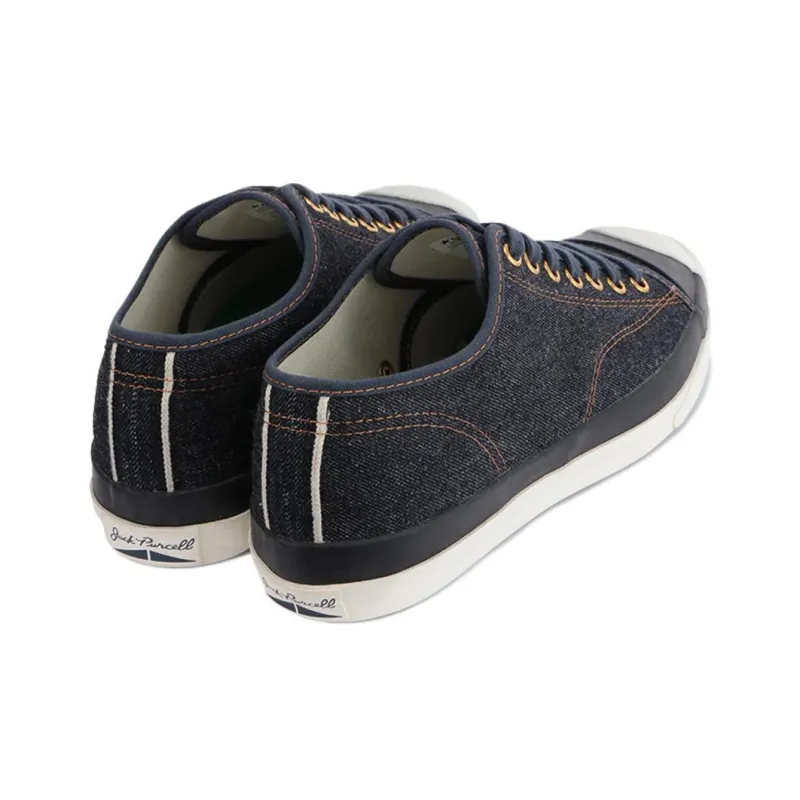 Converse Jack Purcell Ret Hvs Anti Slip Wear Resistant Low Top Canvas Shoes Unisex Blue Japan Version-2