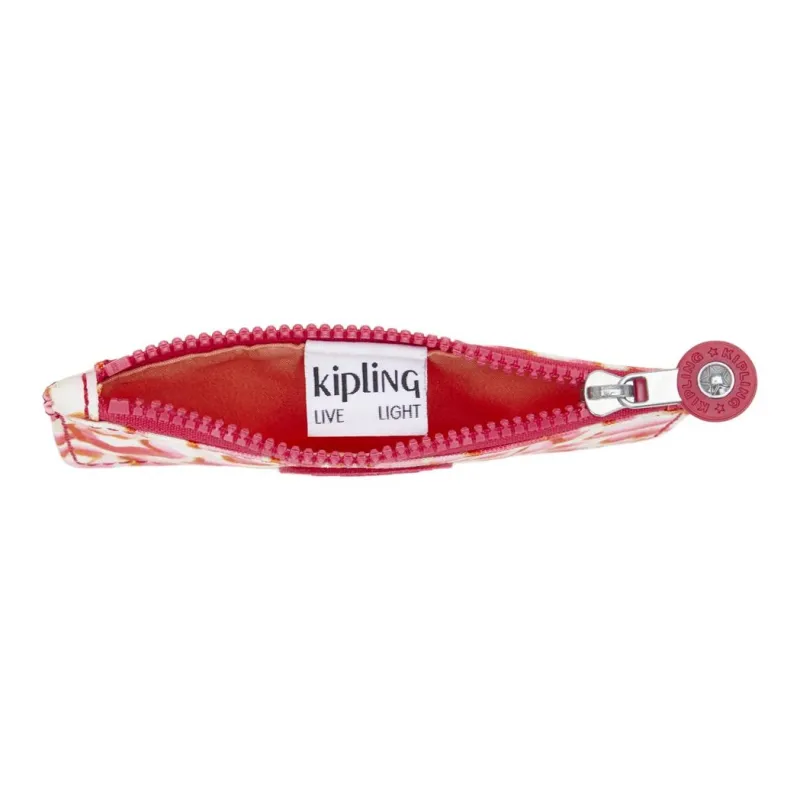 Kipling Recycled Polyester Card Holder Medium Size Women's White & Pink-3