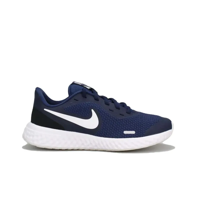 Nike Revolution 5 Low Top Blue/White Gs-1