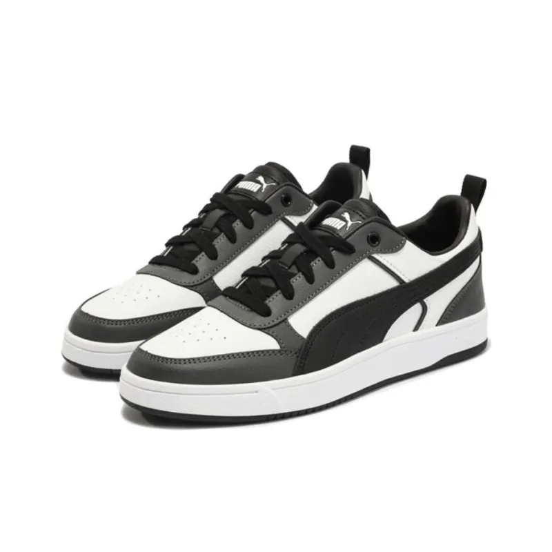 PUMA DRIBBLE Anti Slip Wear Resistant Low Top Casual Shoes Unisex White Gray-2