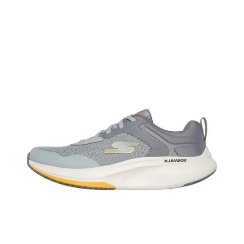 Skechers GO WALK Max Running Shoes Men Low-Top Gray White